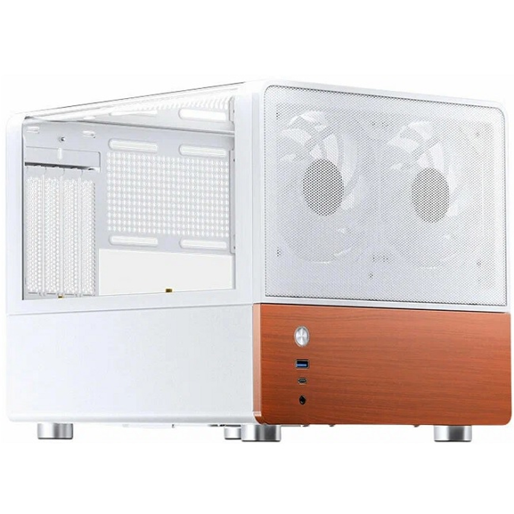 Корпус Mini-Tower JONSBO V12 TG, Micro-ATX, без Б.П, белый (V12 White)