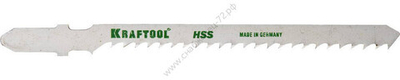 KRAFTOOL T227D, EU-хвост., по металлу HSS, фигурныйрез,шаг 3мм, 75мм, 2шт., Полотна для лобзика (159558-3)