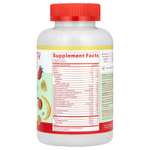 SmartyPants, мультивитамины и клетчатка для детей, со вкусом лимона, апельсина и клубники с бананом, 120 жевательных таблеток