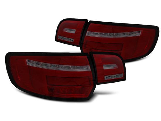 Фонари задние LED BAR RED SMOKE SEQ для AUDI A3 8P 5D 03-08