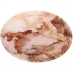 Поднос пластиковый «Мрамор» 35,5см коричневый