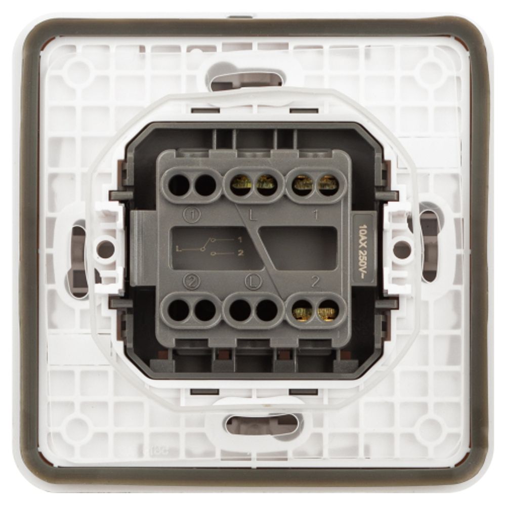 Переключатель ЭРА Эксперт 11-1523-01 IP55, 10АХ-250В, СУ, белый