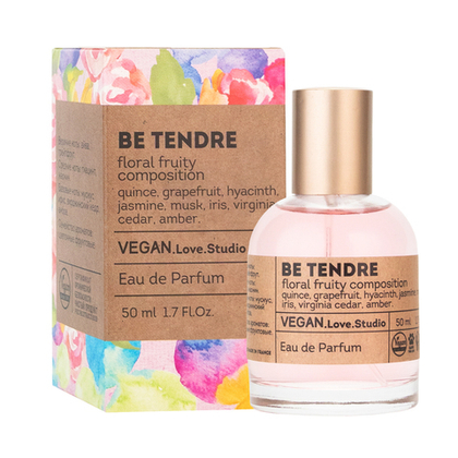 Вода парфюмерная Vegan Love Studio Be Tendre (Веган Лав Студио Би Тендр) – 50ml for women