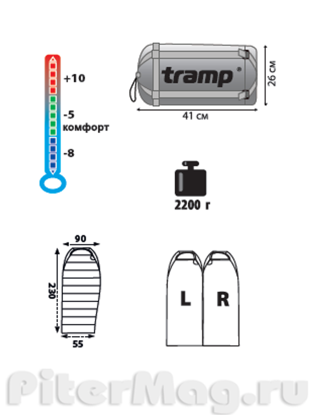 Спальник Tramp Siberia 5000 XXL V2