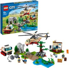 Конструктор LEGO City Stuntz 60302 Операция по спасению зверей