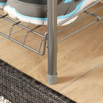 Полка для обуви, мет-л, 4 секц, 46х28х70 см, сер, Nika, ЭТ2/С