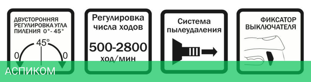 Электролобзик Wert EJS 0560LE (W2206.002.00)