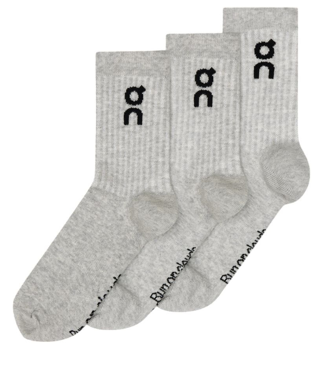 Теннисные носки On Logo High 3P - grey