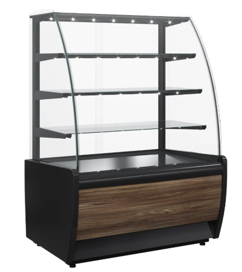 Кондитерская витрина CARBOMA ВХСв-1,3д FLANDRIA LIGHT (K70 VM 1,3-1)