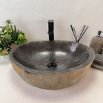 Раковина из речного камня RS-63426 (54*44*14) 0123