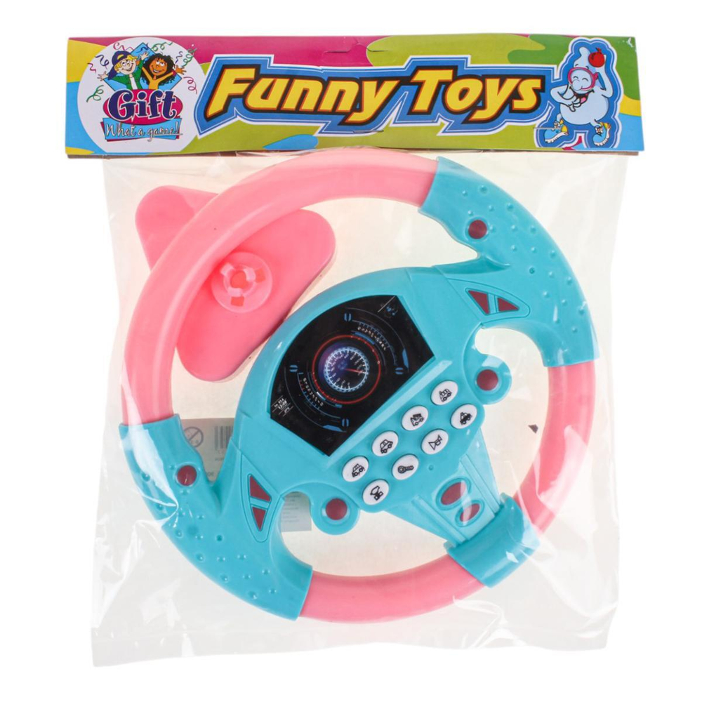 Руль музыкальный 24см, пакет 9084