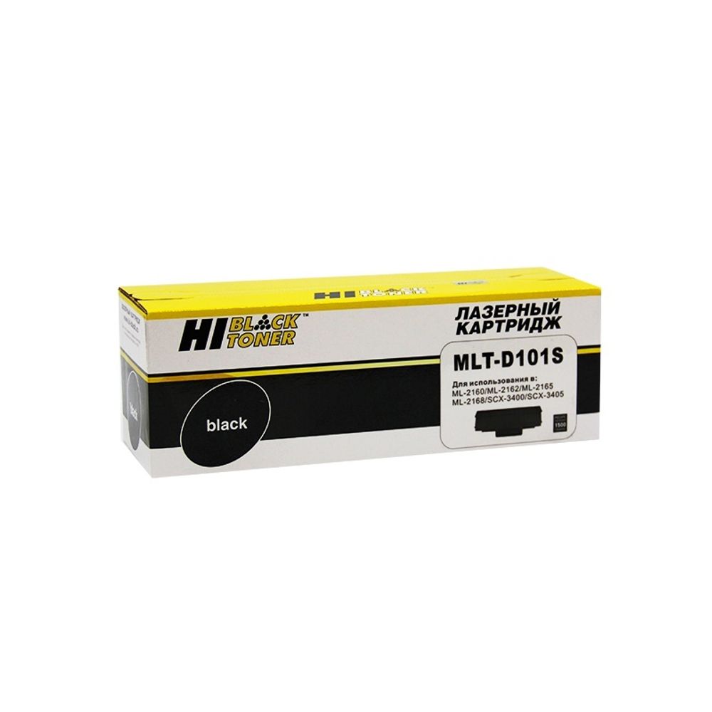 Картридж Hi-Black (HB-MLT-D101S) для Samsung ML-2160/2162/2165/2166W/SCX3400/3406W, 1,5K