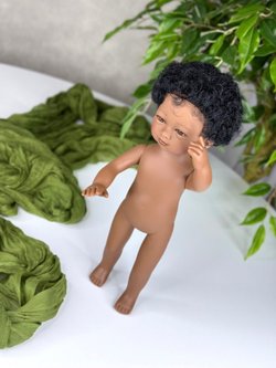 Кукла для девочки виниловая 34см Марко без одежды (022366W)