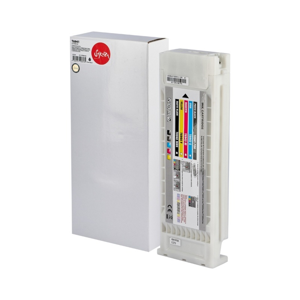 C13T694100 (T6941 Photo Black) Sakura струйный картридж для Epson, фото-черный, 675 мл.