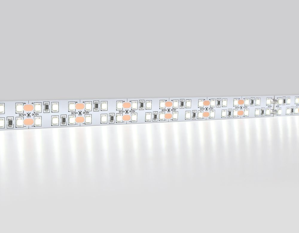 Ambrella Светодиодная лента двухрядная Ambrella Light GS1703 2835 240Led /24W m/ 12V IP20 6500K 5m LED Strip 12V GS1703