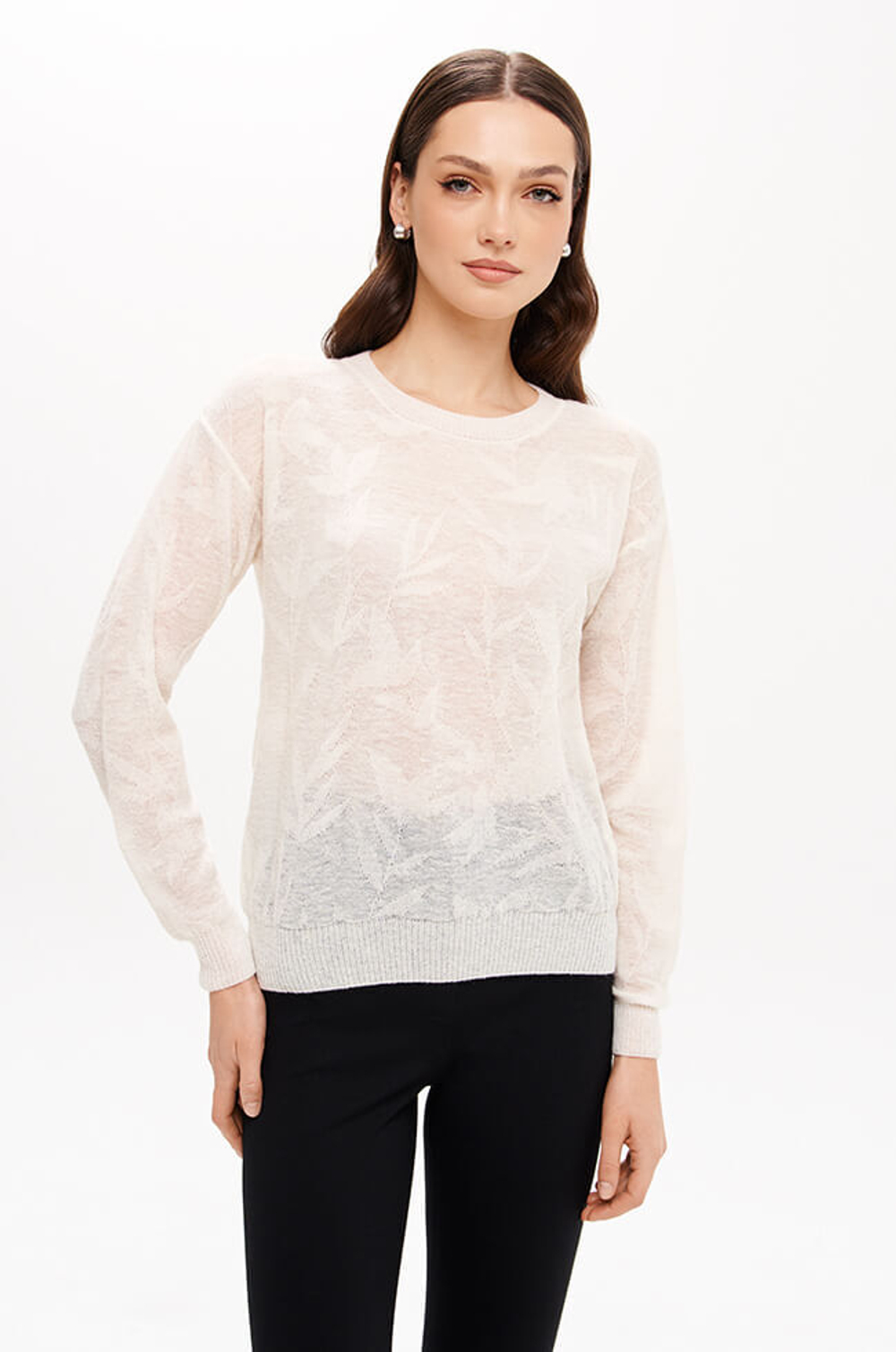 23406 Джемпер женский (молочный)