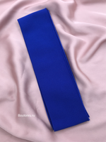 Подвяз трикотажный синий 1метр, ширина 6,5-7см
