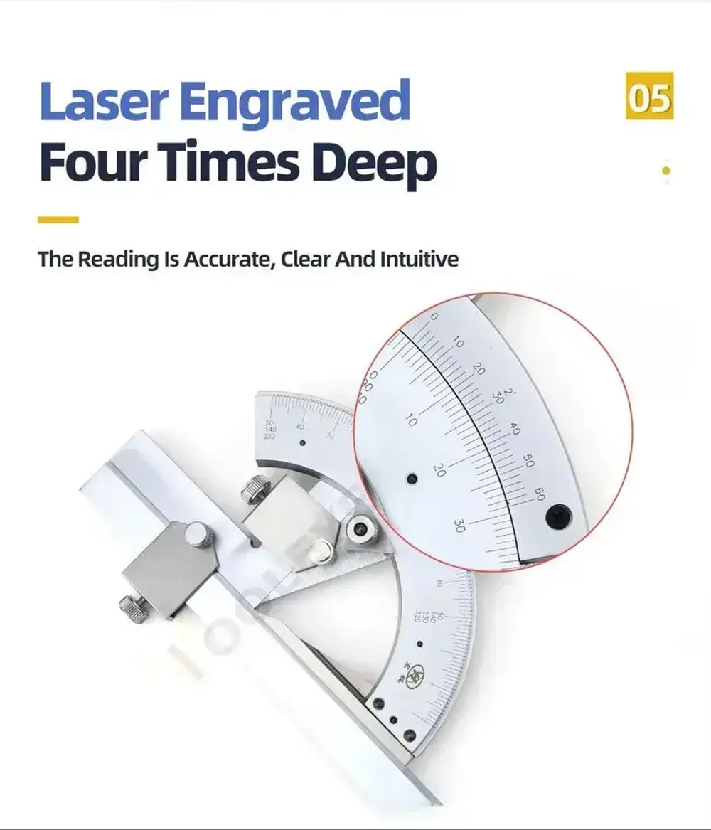 Угломер 150мм х 150мм, Нержавеющая сталь