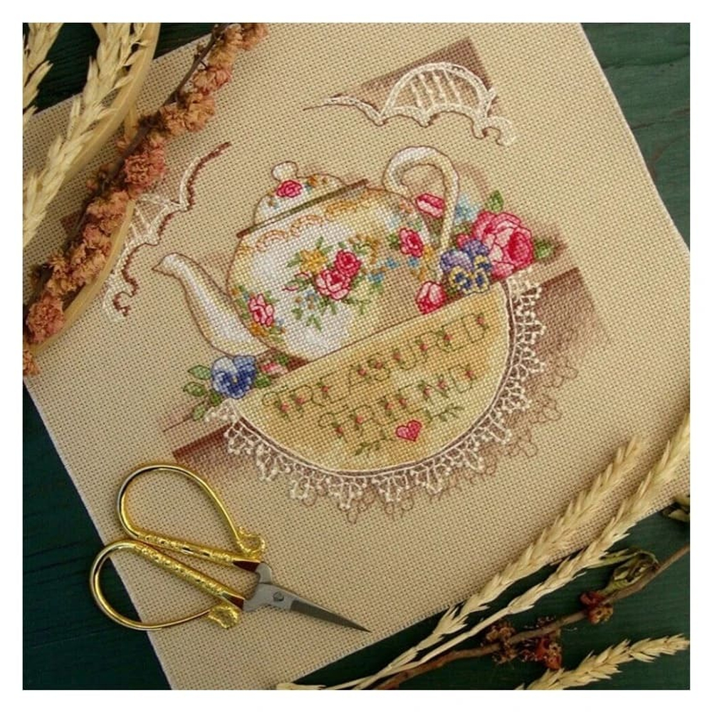"Чайник другу"-53966 вышивка
