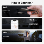 Bluetooth V5.0 Audio Receiver, 3.5mm + микрофон, UGREEN 70601