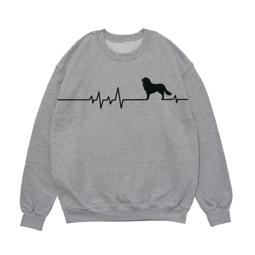 Свитшот "Сердечный ритм - Маремма"