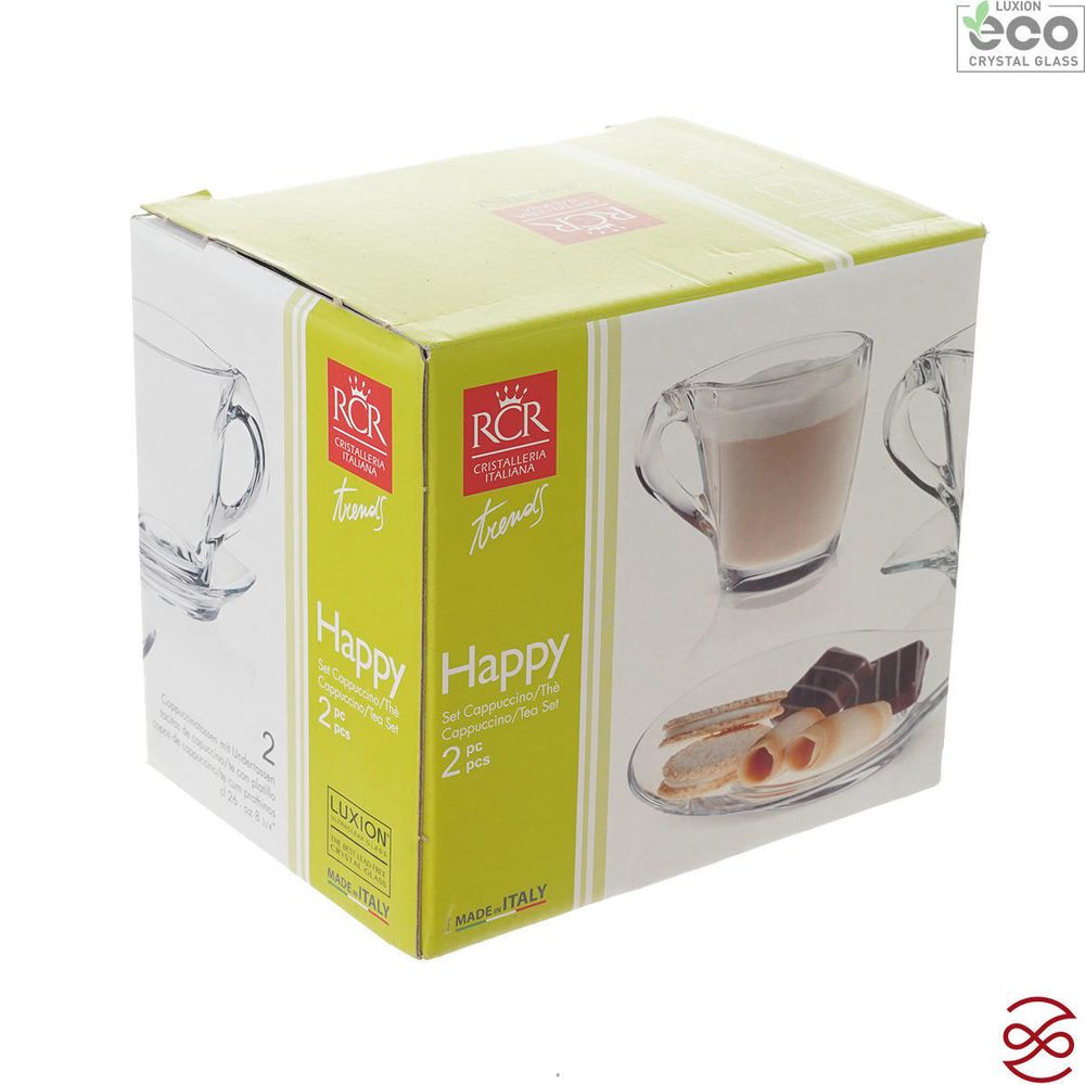 Набор чайных пар RCR Happy Trends 240мл (2 пары)