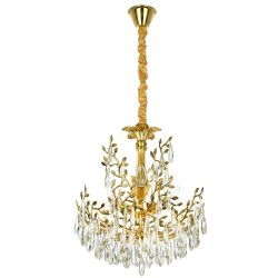 Citilux RITZ CL310062 Люстра хрустальная подвесная Золото