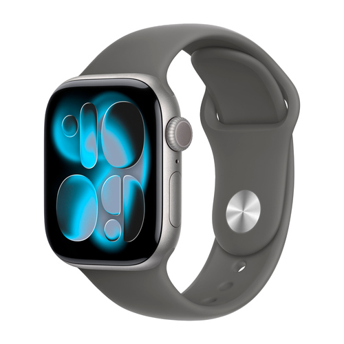 Умные часы Apple Watch Series 11 GPS, 42mm, Space Gray Aluminium Case with Stone Gray Sport Band, S/M