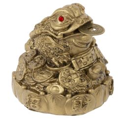 GAEM Фигурка декоративная "Лягушка денежная", L7,5 W7 H7,5 см