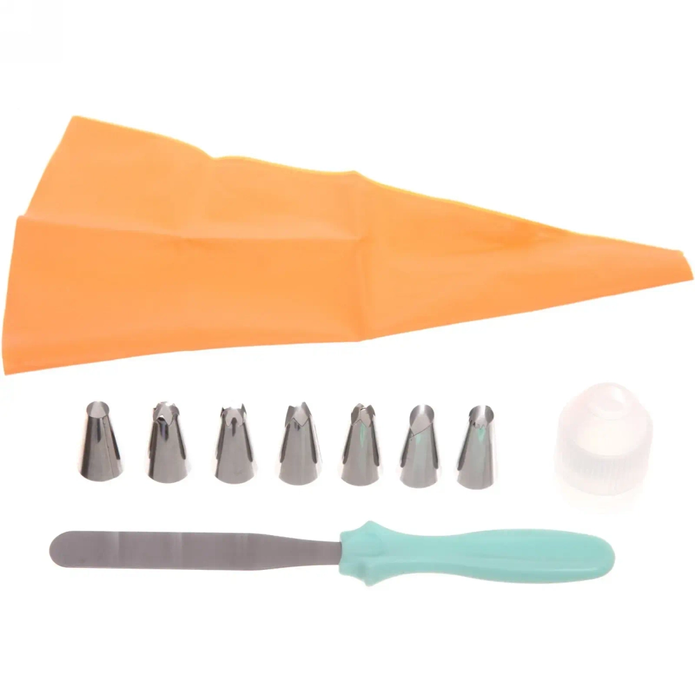 Набор кулинарный 4в1 (лопатка кондитерская, кондитерский мешок,насадки)