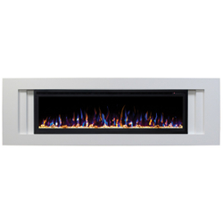 Электрокамин RealFlame Stockholm 60 WT белый с очагом Saphir 60