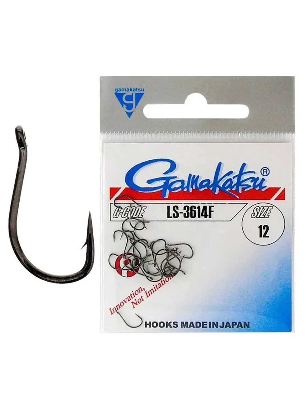 Крючок рыболовный LS-3614F №12 ( упк по 25шт)