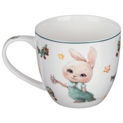 НАБОР ПОСУДЫ LEFARD "МОЙ ЗАЙЧИК" 3 ПР.: САЛАТНИК 13*6,5 СМ 580 МЛ, ТАРЕЛКА 19,5*2 СМ, КРУЖКА 270 МЛ