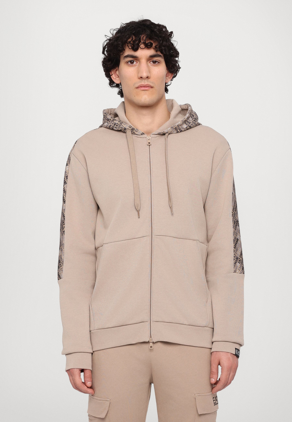EA7 Emporio Armani Толстовка на молнии - Серый