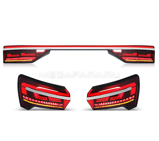 Задние фонари Ауди А6 (C8) 2019-2021 V2 Type [Комплект Л+П; Светодиодные; Динамичный поворотник]