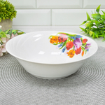 Салатник 1200мл форма Голубка Майский букет