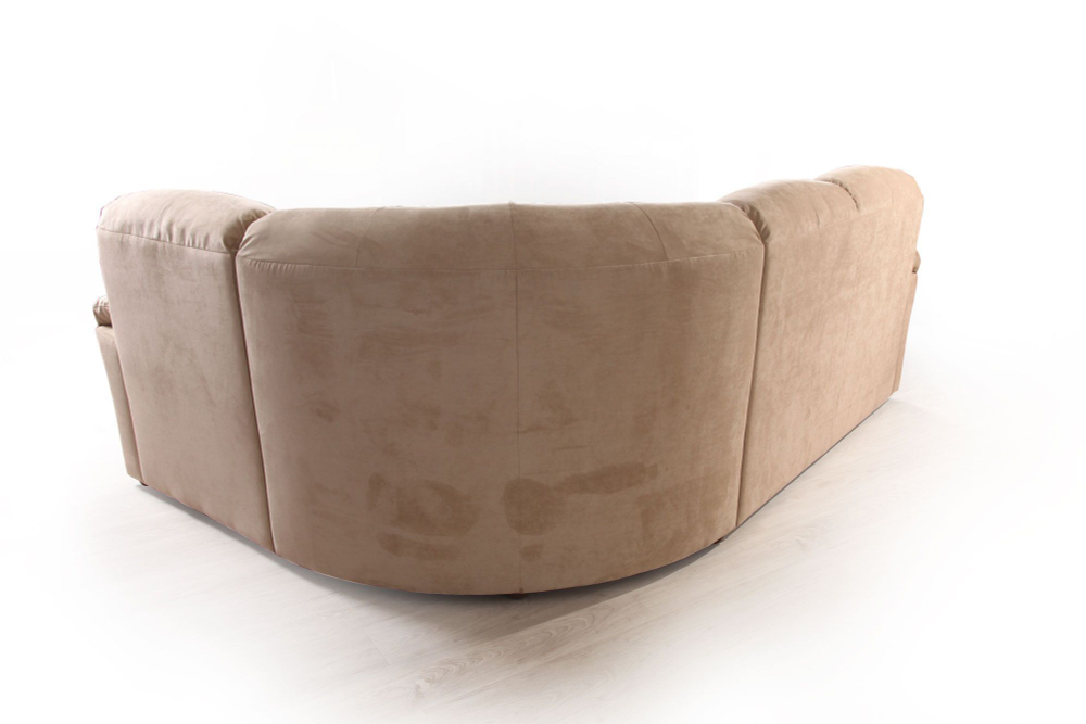 Diamante диван-кровать угловой велюр бежевый