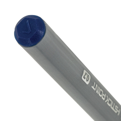 Ручка шариковая с грипом BRAUBERG "i-STICK POINT", КОМПЛЕКТ 20 шт., СИНЯЯ, линия письма 0,35 мм, 144024