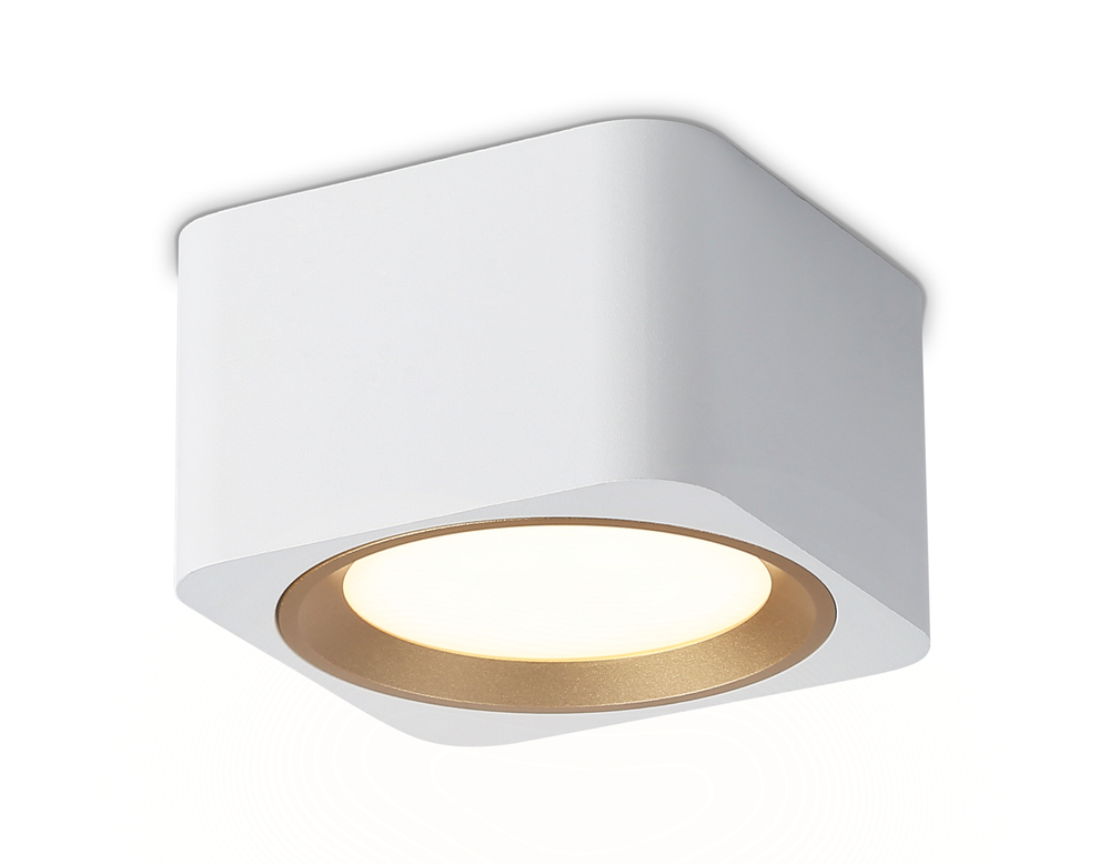 Светильник накладной TN70831 WH/GD белый/золото GX53 max 12W 96*96*60