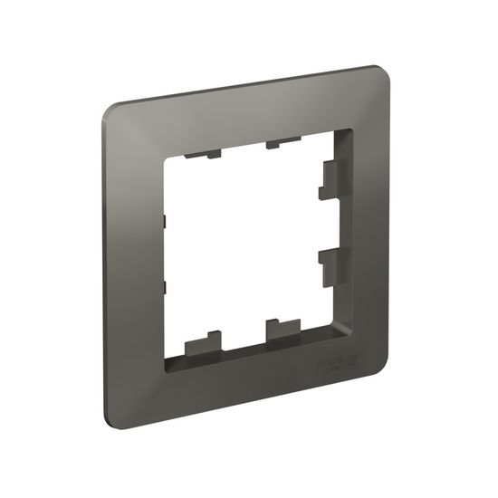 ATLASDESIGN AIR 1-постовая РАМКА, СТАЛЬ/дымчатый черный