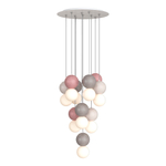 utsenka-SL1512.503.10 Светильник подвесной ST-Luce Белый,Серый,Красный/Белый G9 10*5W 4000K ЭСТРУЦЦО