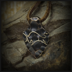 Кулон- подвеска "Инстинкт" авторская работа , латунь