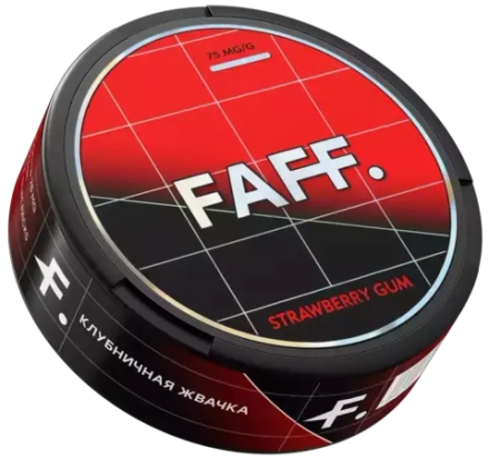 FAFF STRAWBERRY GUM (75 МГ) - КЛУБНИЧНАЯ ЖВАЧКА