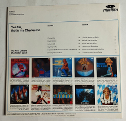 Винтажная виниловая пластинка LP The New Orleans Charleston Band Yes Sir, That My Charleston (Germany 1975)