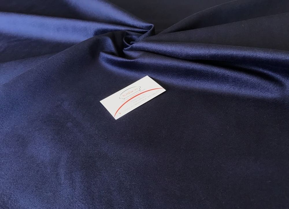 Велюр Мазератти 26 синий