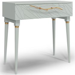 Консоль Арт Колор leaves Классик Голд Серый дым