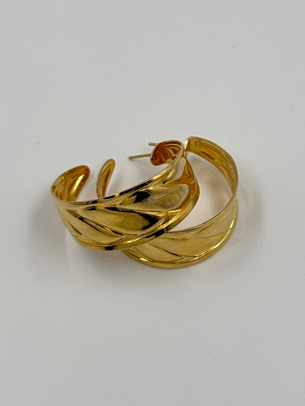 Крупные серьги кольца