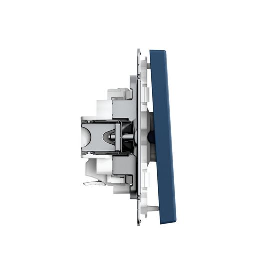 Выключатель 1-кл. ArtGallery 10AX быстрозажим. клем. механизм аквамарин SE GAL001111S