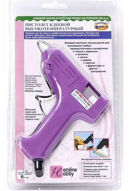 Пистолет клеевой высокотепературный 12 x 15 см (10216100/160418/0019485/1_Австралия)