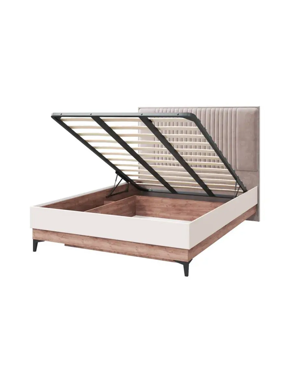 Кровать двухспальная 160х200 с бельевым ящиком Тоскана